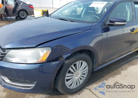 2014 Volkswagen Passat 1.8T S from USA, damaged, VIN 1VWAS7A32EC084874